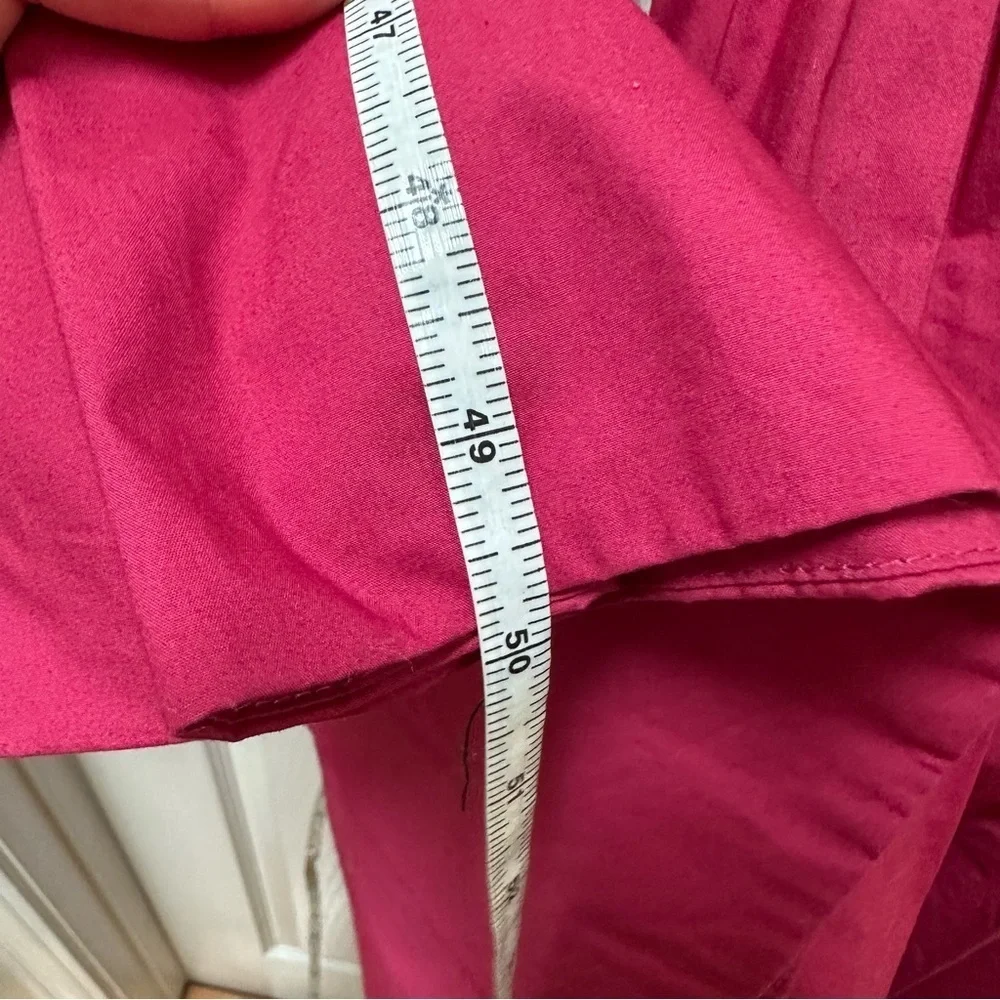 Ulla Johnson Mimi cotton dress pink tank top tiered 8 - Picture 7 of 15
